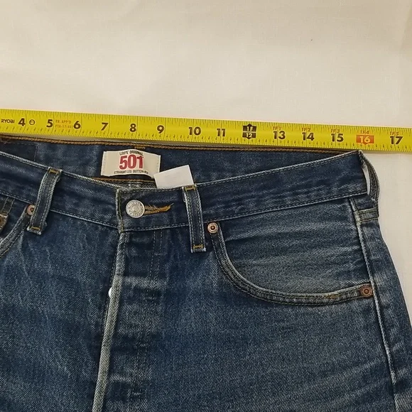 Levi's 501 XX Vintage Denim Jeans Button Fly 100% Cotton Size 33X32 - Picture 4 of 12
